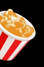 Left popcorn background image