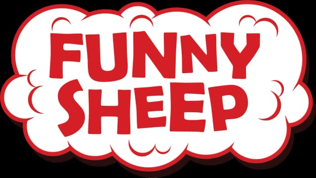 Funny sheep logo