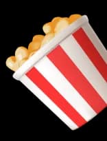 Left popcorn background image